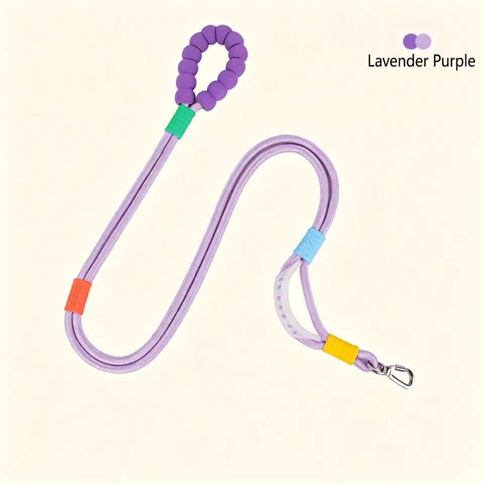 No-Pull Dual-Mode Dog Leash with Shock Absorber