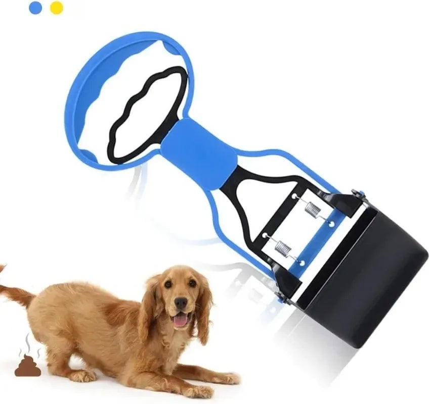 Dog Pooper Scooper with Sawtooth Edge – Portable Poop Picker for Yard, Park & Travel