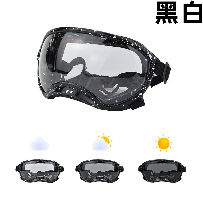 Color-Changing Dog Sunglasses & Goggles – UV-Resistant Eye Protection for Dogs