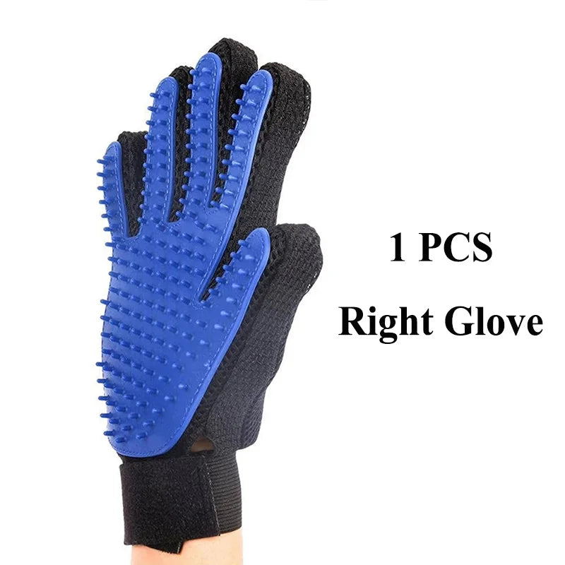 Pet Grooming Glove – Deshedding Brush & Hair Remover for Dogs & Cats