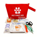 58-Piece Pet First Aid Kit for Dogs & Cats
