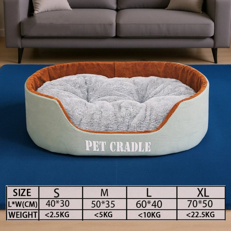 Universal Pet Bed for Cats & Dogs – Warm, Cozy All-Season Sleeping Nest