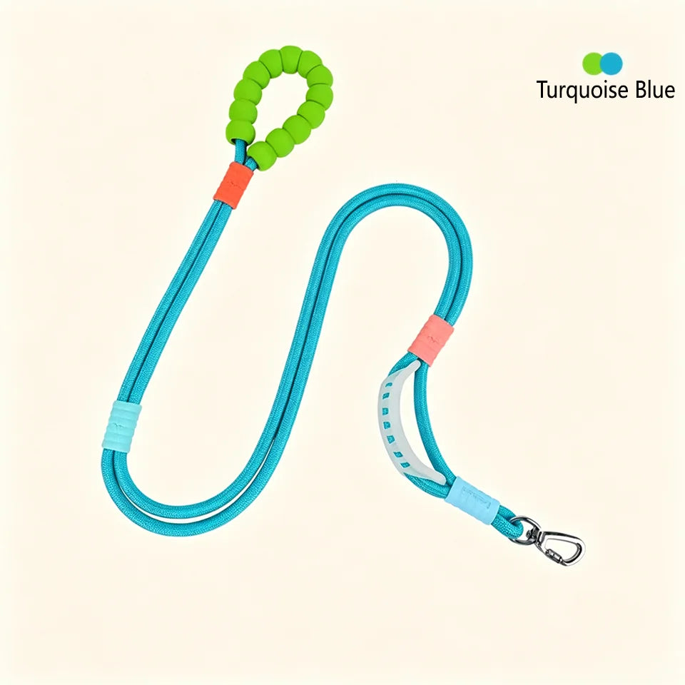 No-Pull Dual-Mode Dog Leash with Shock Absorber