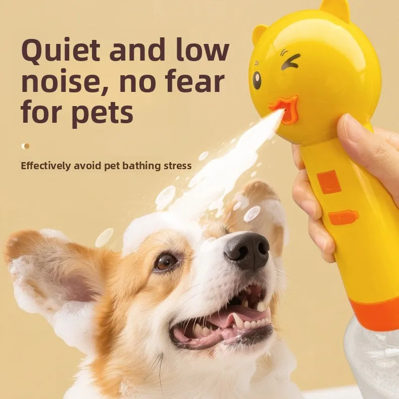 Electric Pet Bath Foam Maker – One-Touch Foaming Machine for Dogs & Cats