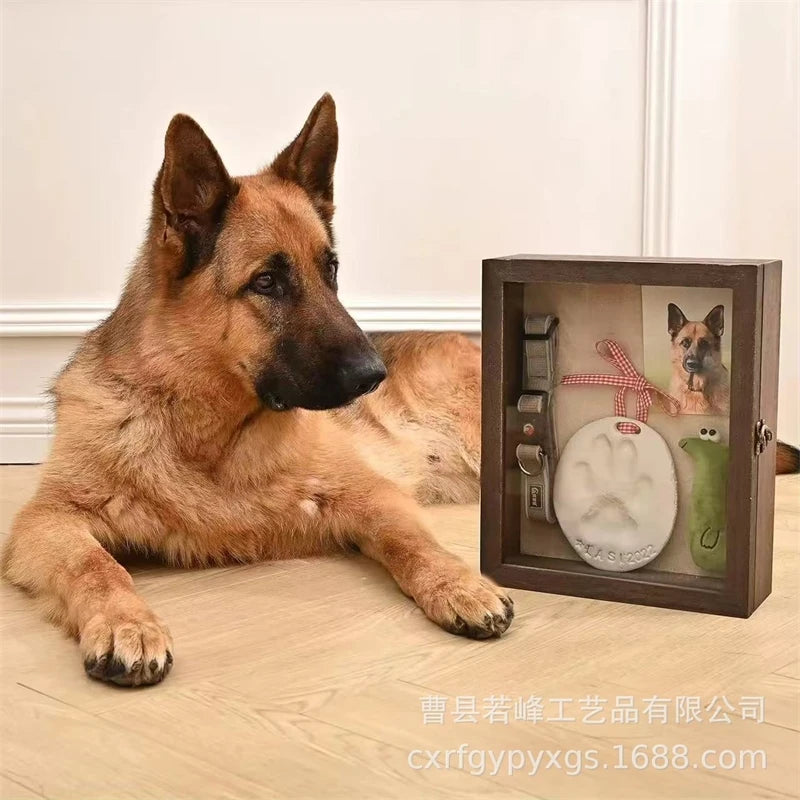Wooden Pet Memorial Shadow Box Frame