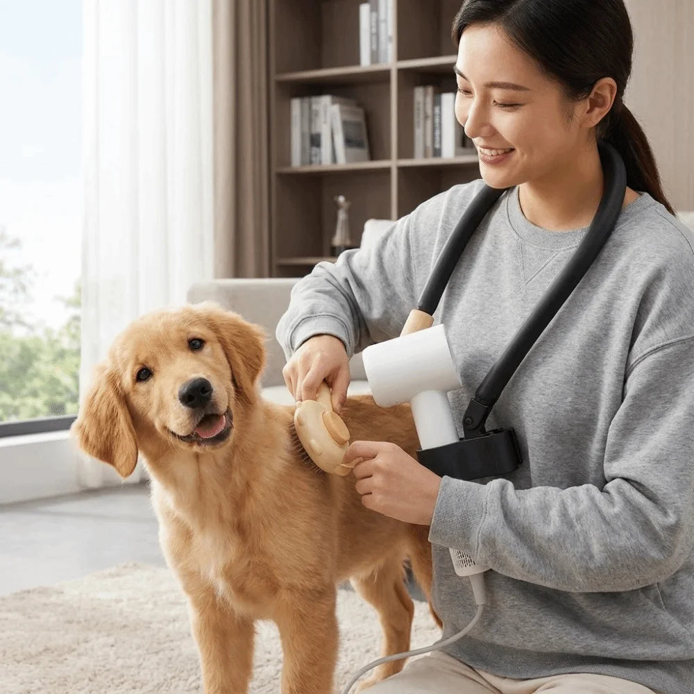Hands-Free Pet Hair Dryer Holder