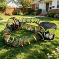 5-in-1 Pop-Up Mesh Cat Tent