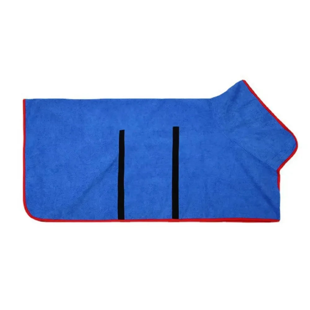 Dog Bathrobe & Quick-Dry Pet Bath Towel – Absorbent Wrap for Dogs & Cats