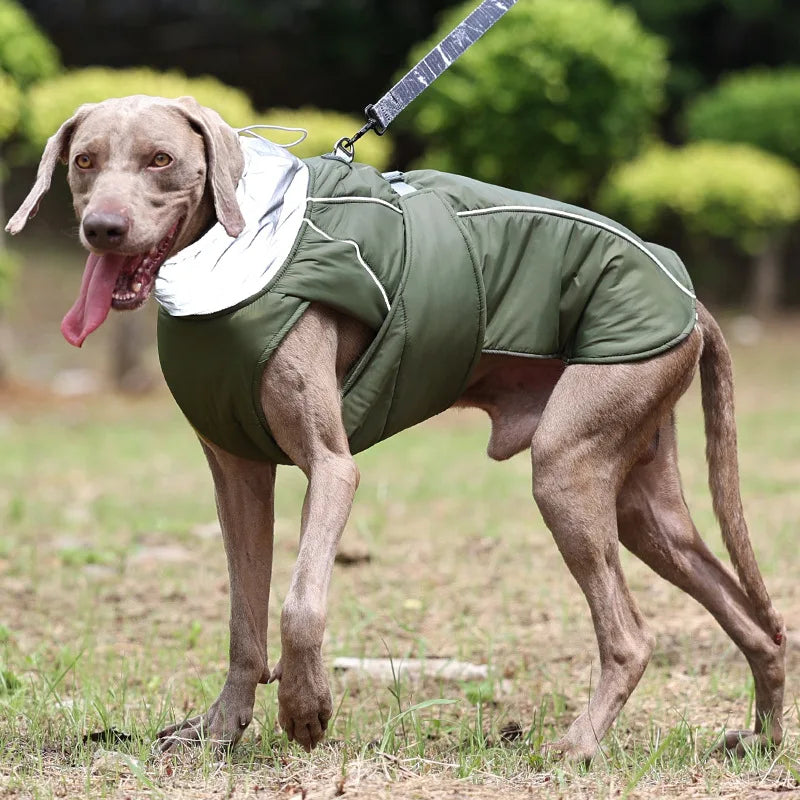 Waterproof Winter Dog Coat – Reflective Warm Jacket