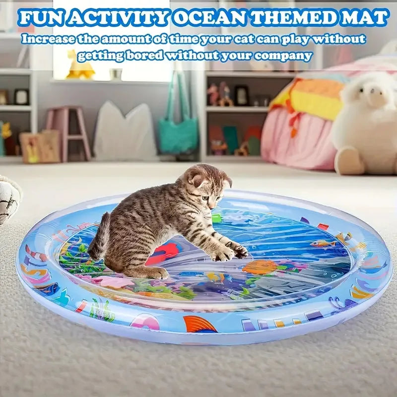 Inflatable Water Bed & Cooling Mat for Cats & Dogs