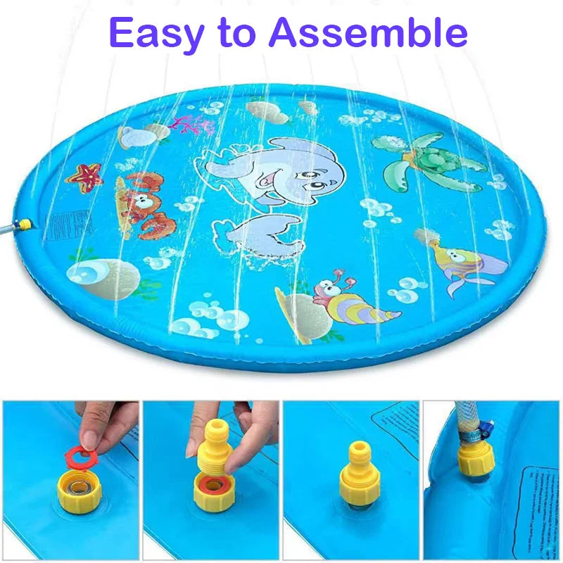 Pet Water Play Mat | Sensory Splash Pad for Cats & Dogs