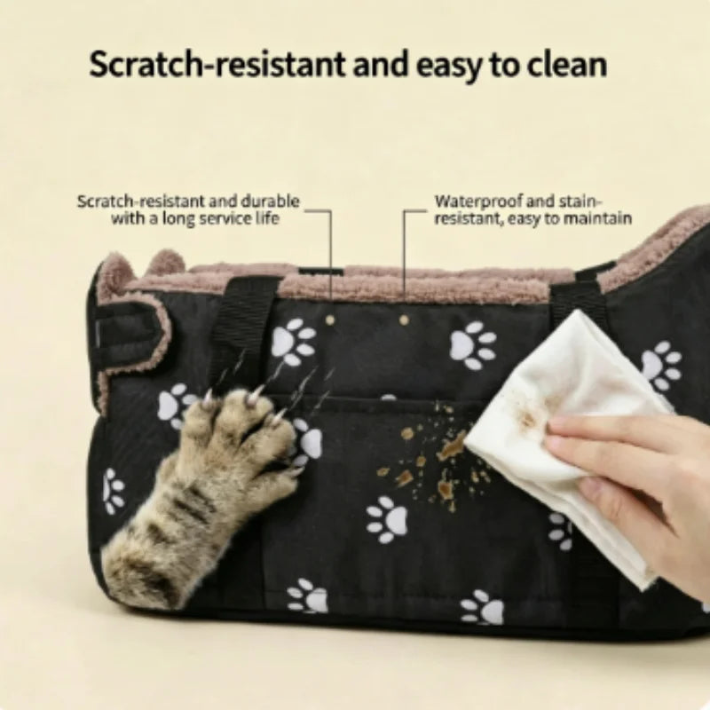 Soft Breathable Pet Carrier Bag | Shoulder & Car Seat for Small Dogs & Cats