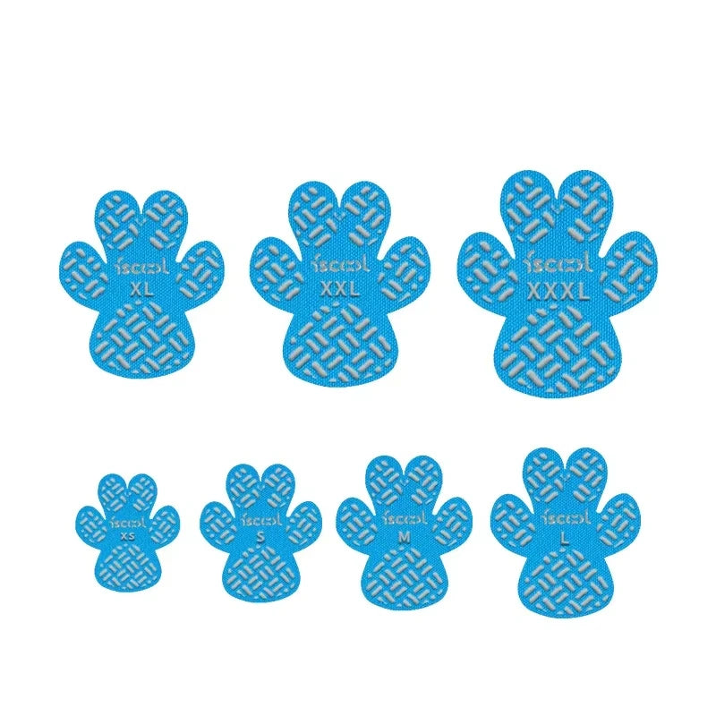 Breathable Dog Paw Grip Patches | Non-Slip Foot Pads for Dogs | 4-Pack (XS–XXXL)