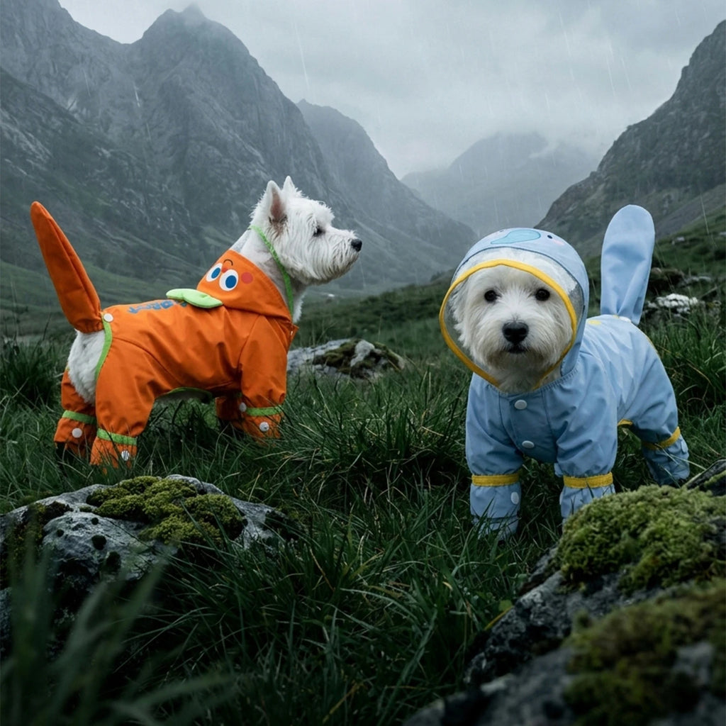 Waterproof Dog Raincoat Jumpsuit
