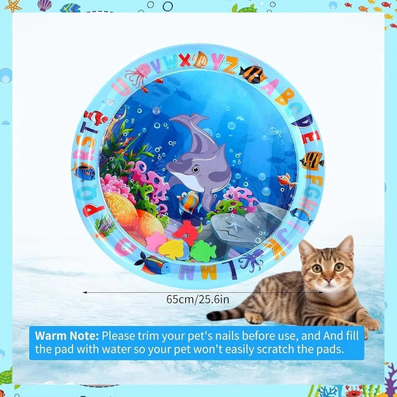Inflatable Water Bed & Cooling Mat for Cats & Dogs
