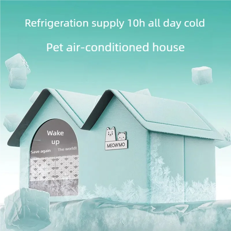 Cooling Pet Igloo House | Summer Ice Cave Bed for Cats & Dogs