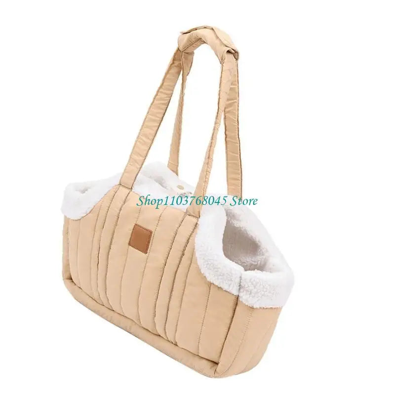 Soft Cat Carrier Handbag – Breathable Shoulder Bag for Cats & Small Dogs