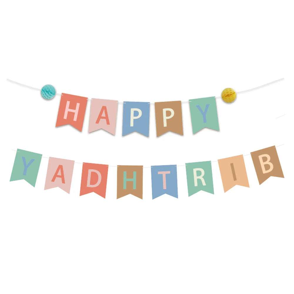 Dog Birthday Party Decoration Set – Banner, Balloons & Cake Decor for Pets