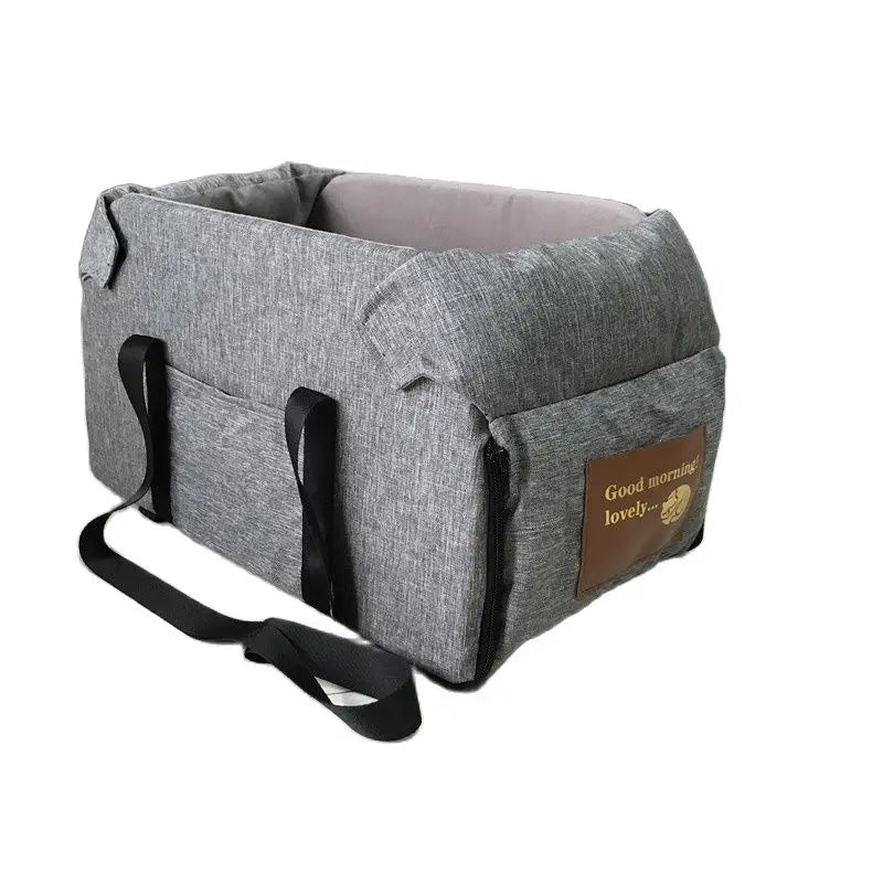Portable Pet Car Seat Carrier — Soft Waterproof Travel Bed for Small Dogs & Cats