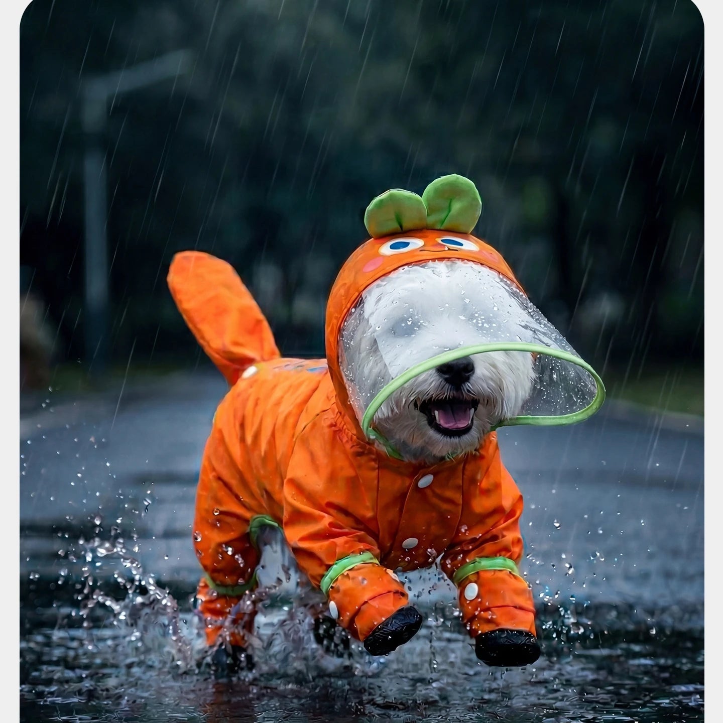 Waterproof Dog Raincoat Jumpsuit