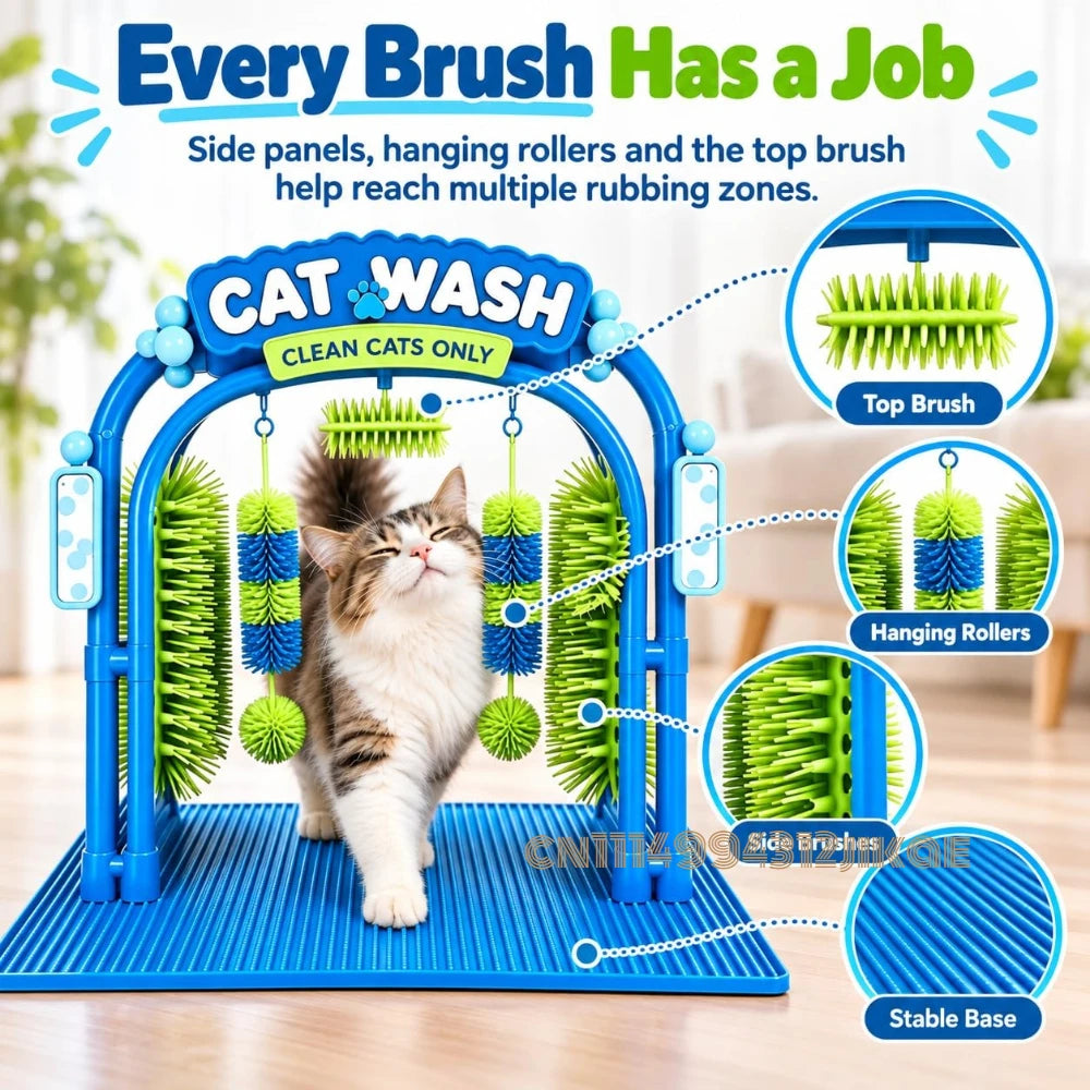 Cat Self-Grooming Arch Scratcher