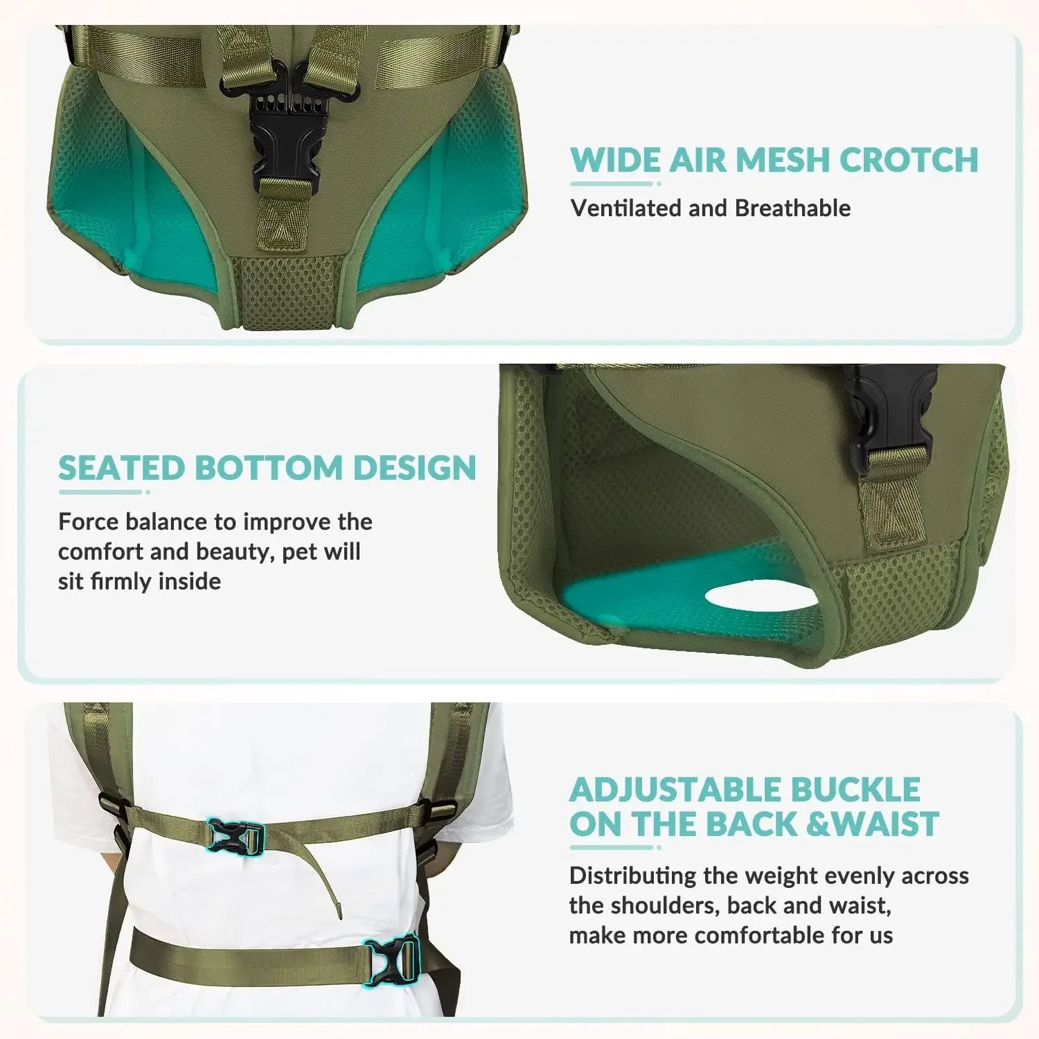 Pet Carrier Backpack for Dogs & Cats | Breathable Oxford Cloth, Padded Shoulder Straps | S–XL