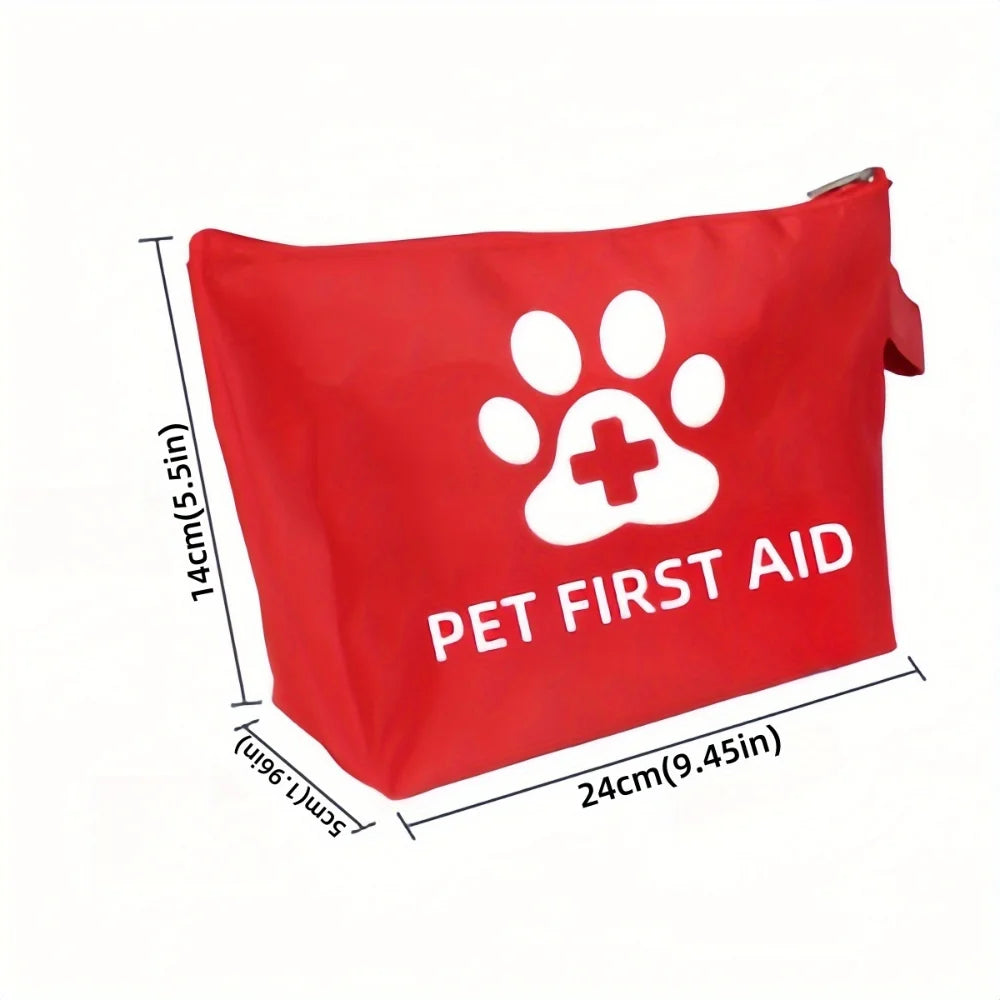 58-Piece Pet First Aid Kit for Dogs & Cats