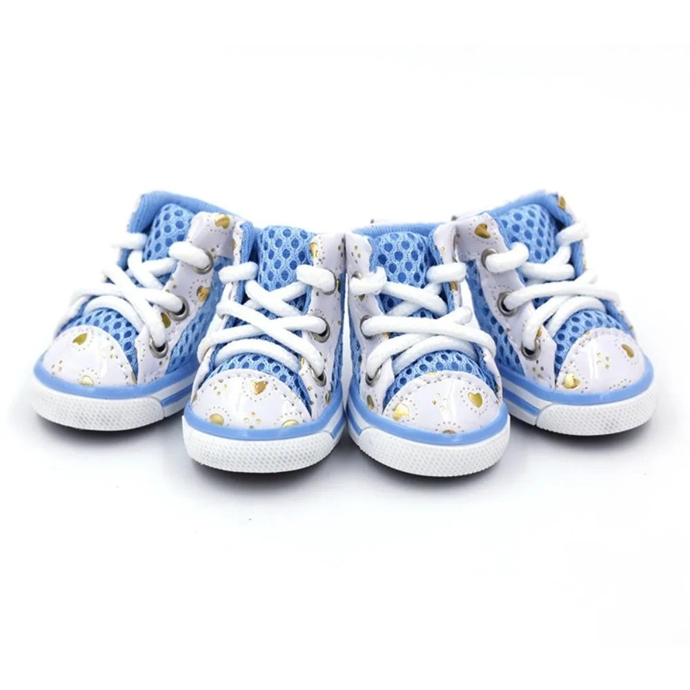 Breathable Dog Mesh Shoes – Anti-Slip Paw Protectors