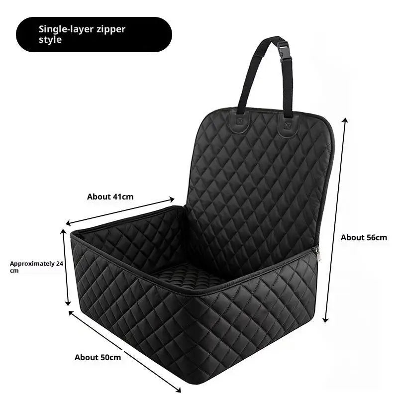 Waterproof Pet Car Seat Cover & Carrier Cushion for Dogs & Cats