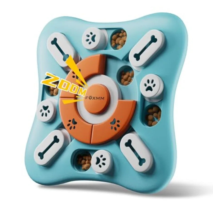 Interactive Dog Treat Puzzle & Slow Feeder