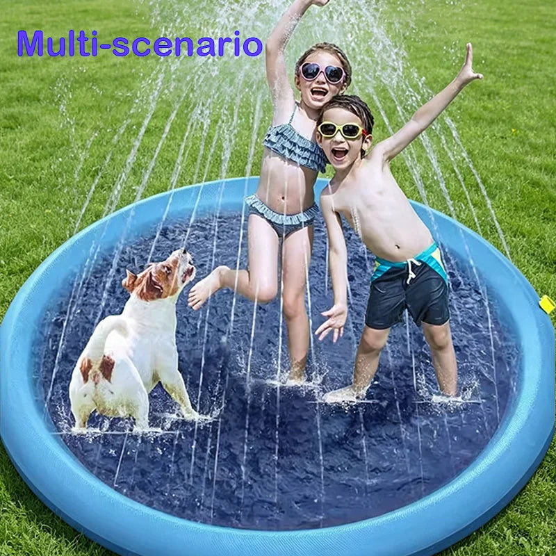 Pet Water Play Mat | Sensory Splash Pad for Cats & Dogs