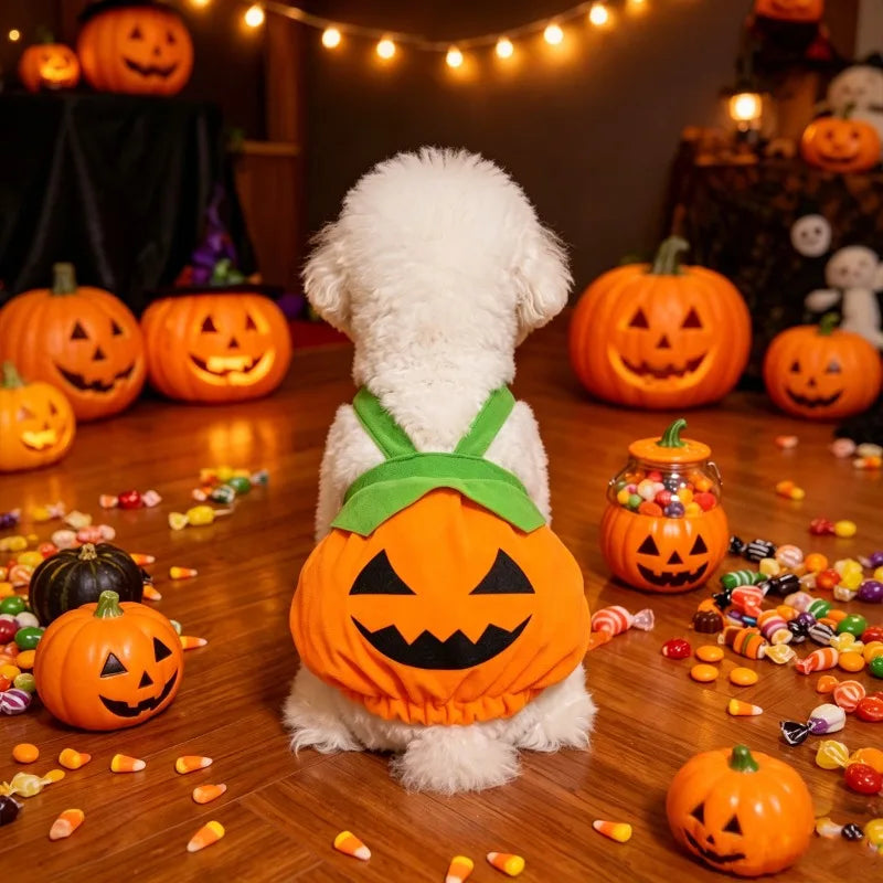 Halloween Pumpkin Dog & Cat Costume