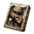 Small Dog Soldier Costume with Hat | Camouflage Halloween Outfit