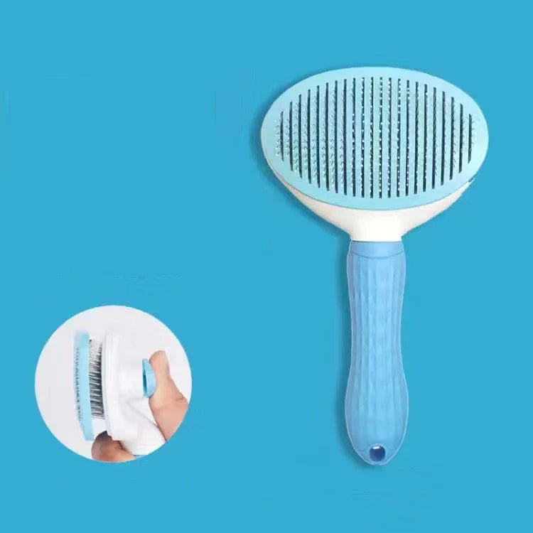 Pet Deshedding Comb for Cats & Dogs | Stainless Steel Grooming Brush