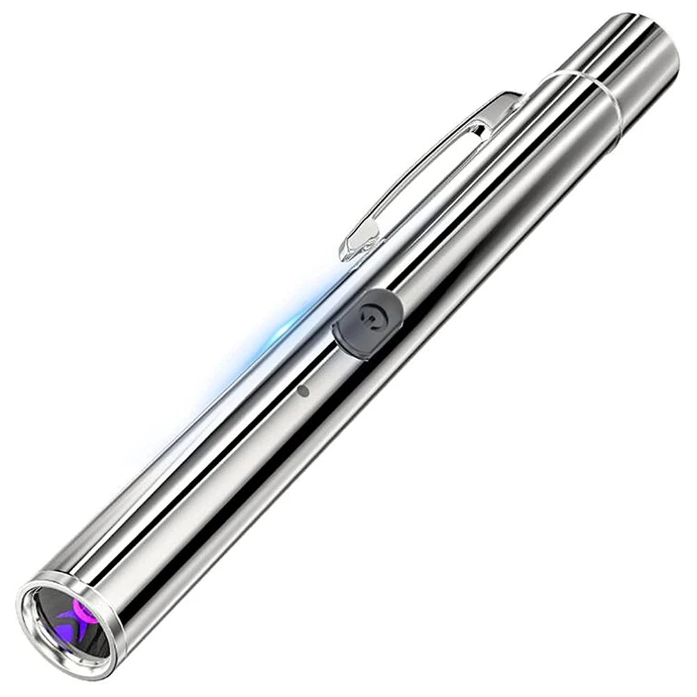 Rechargeable UV Wood's Lamp for Pets – Portable Black Light for Ringworm & Urine Detection
