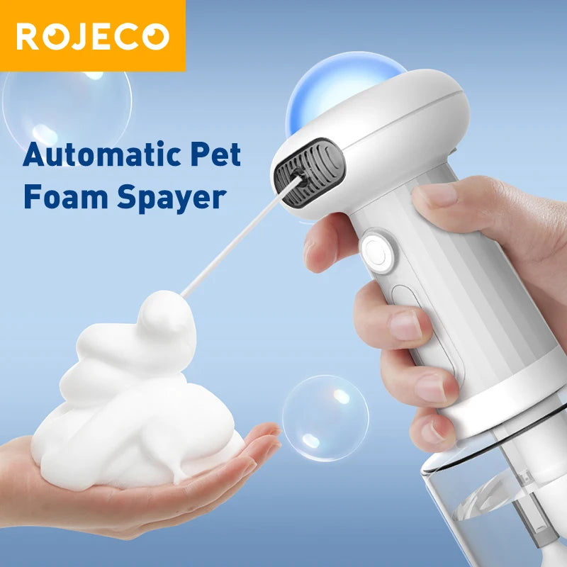 ROJECO Automatic Pet Foam Shampoo Dispenser