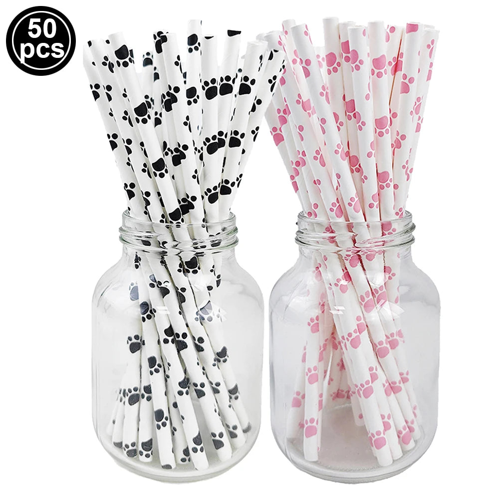 Dog Birthday Party Decoration Set – Banner, Balloons & Cake Decor for Pets