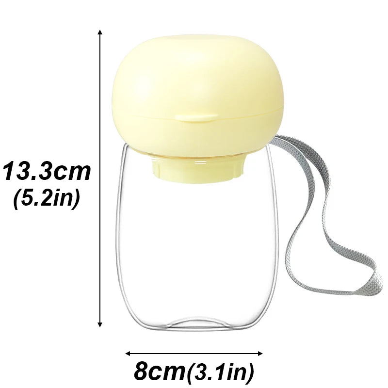 Portable Pet Water Bottle with Lanyard | 300ml & 500ml Dog Travel Dispenser
