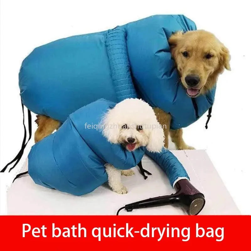 Foldable Pet Drying Bag – Quick-Dry Grooming Bag for Dogs & Cats