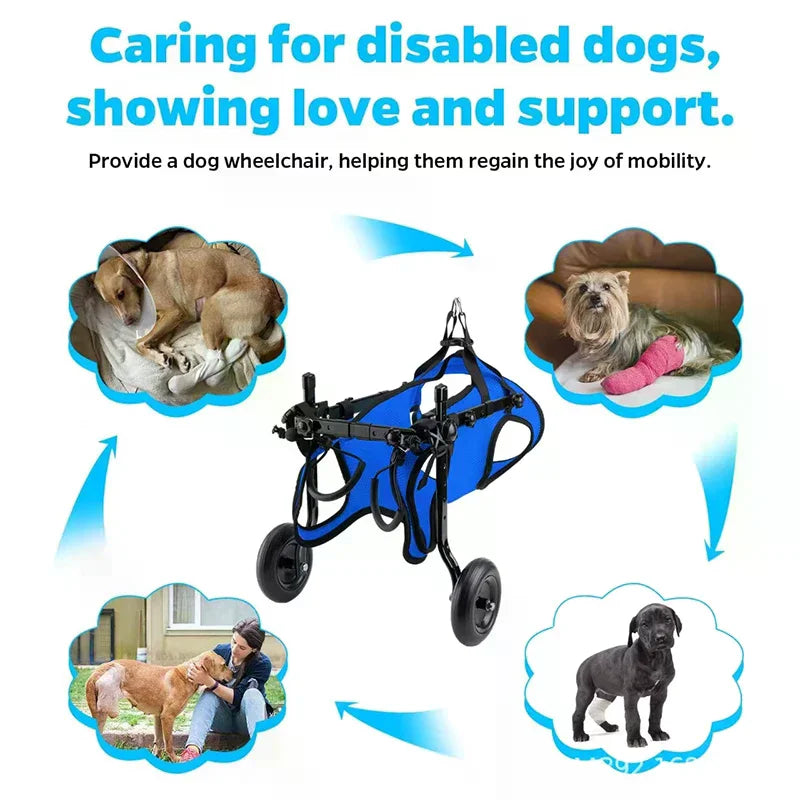 Adjustable Dog Wheelchair for Back Legs