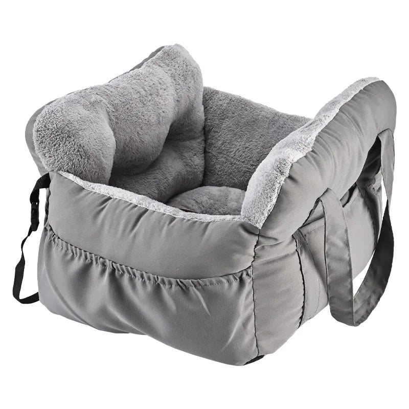 Non-Slip Dog Car Seat with Safety Belt | Washable & Breathable