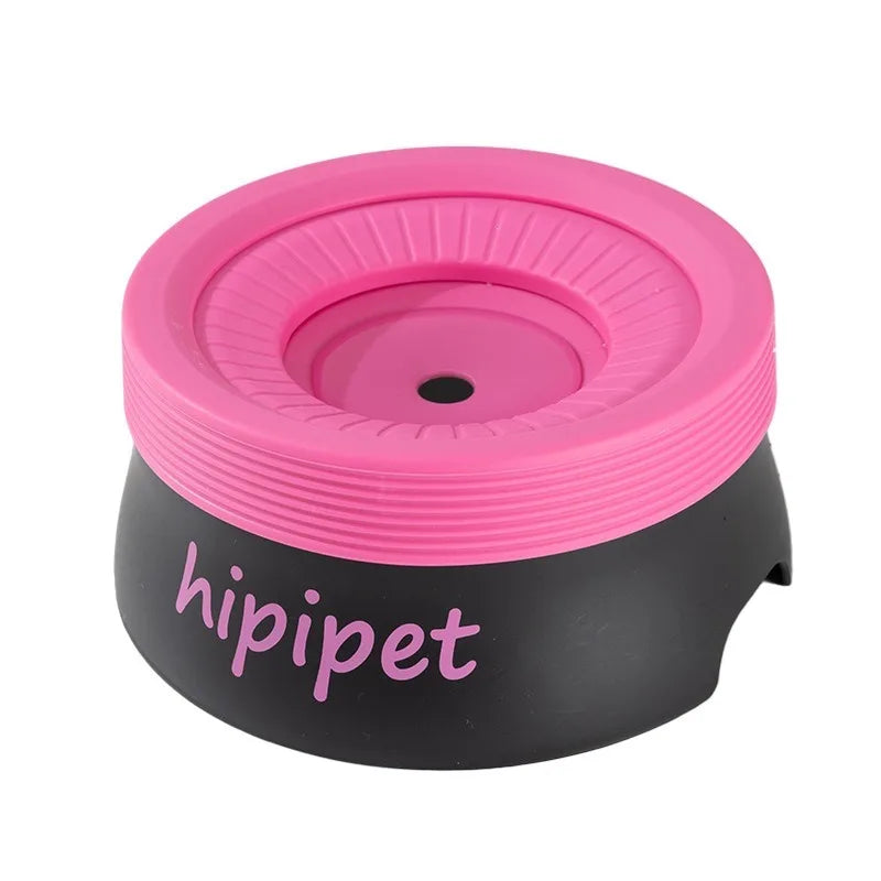 Pink and black pet toy with 'hipipet' branding on a white background