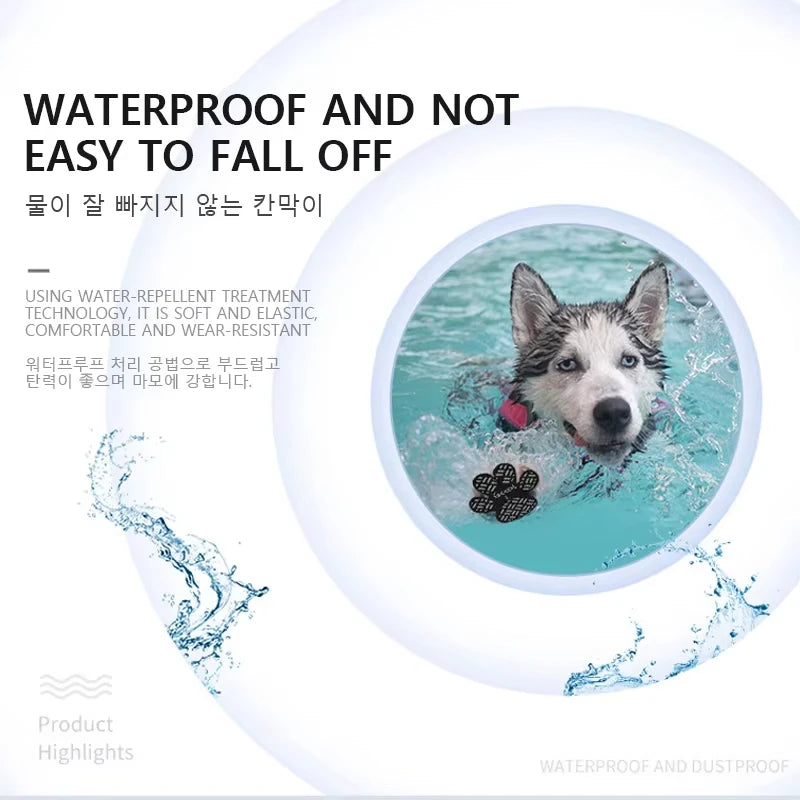 Breathable Dog Paw Grip Patches | Non-Slip Foot Pads for Dogs | 4-Pack (XS–XXXL)