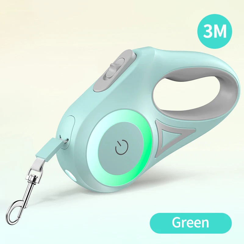 Retractable LED Dog Leash