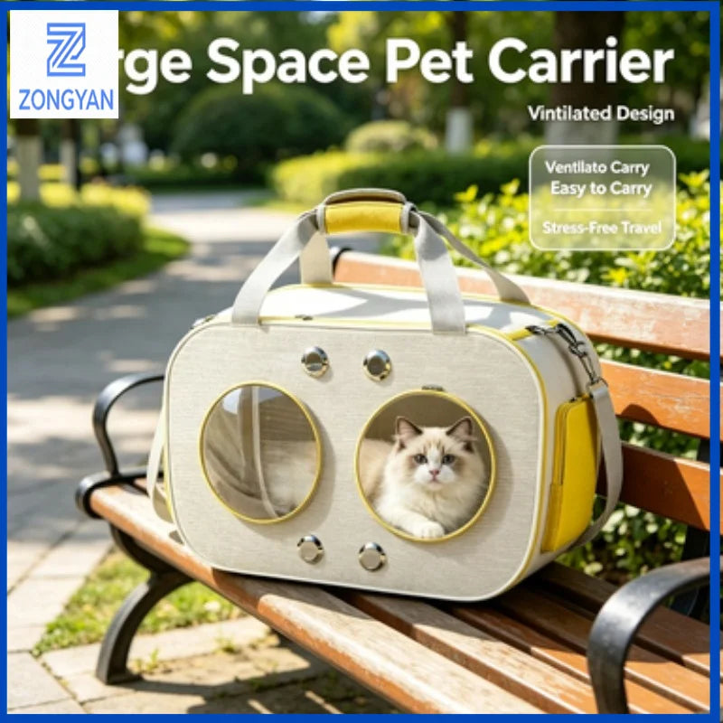 Large Breathable Cat Carrier Backpack