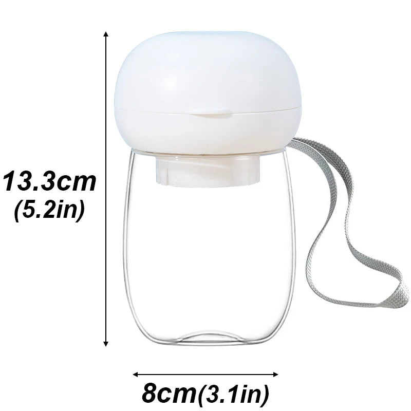 Portable Pet Water Bottle with Lanyard | 300ml & 500ml Dog Travel Dispenser