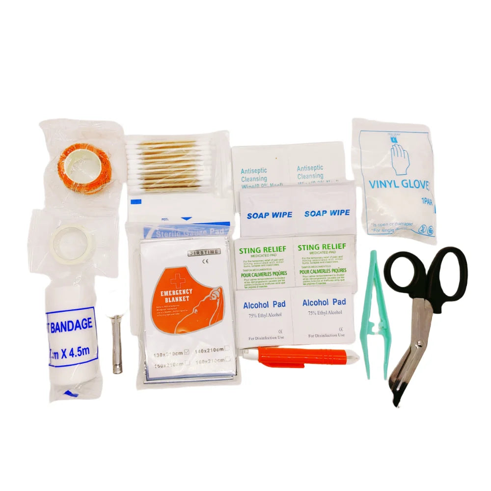 58-Piece Pet First Aid Kit for Dogs & Cats