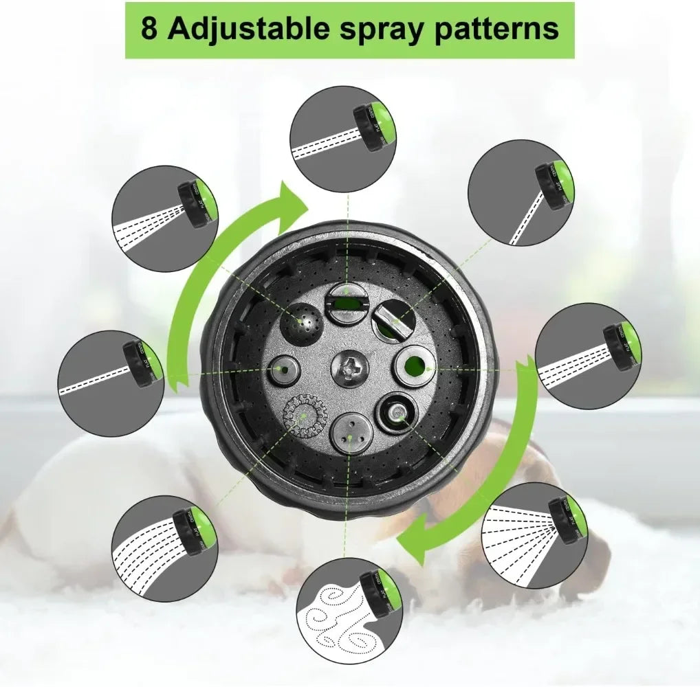 8-in-1 Pet Shower & Foam Spray Gun