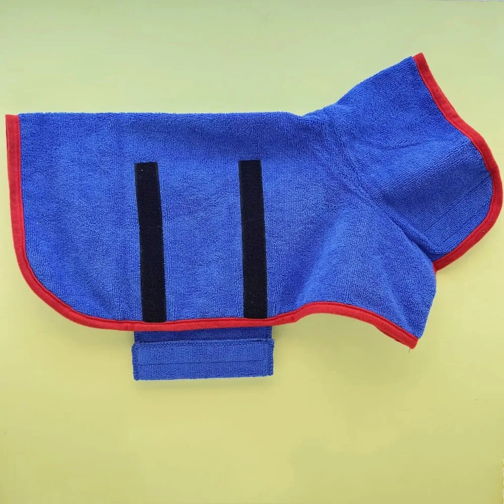 Dog Bathrobe & Quick-Dry Pet Bath Towel – Absorbent Wrap for Dogs & Cats