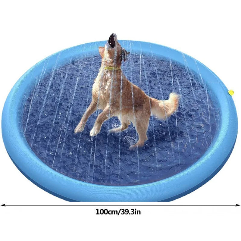 Pet Water Play Mat | Sensory Splash Pad for Cats & Dogs